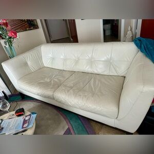 Natuzzi Italian leather sofas (2)